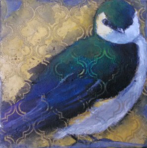 Idle VioletGreenSwallow 6x6